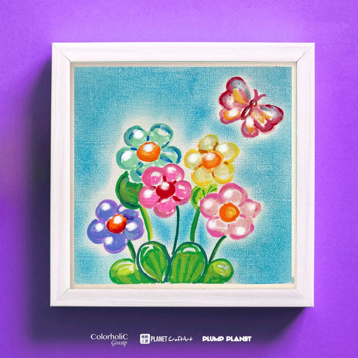 原創手繪畫作 Pastel Acrylic Marker Paint Art
