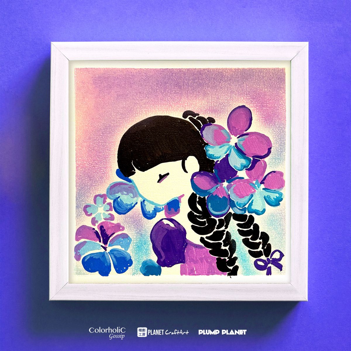 原創手繪畫作 Pastel Acrylic Marker Paint Art