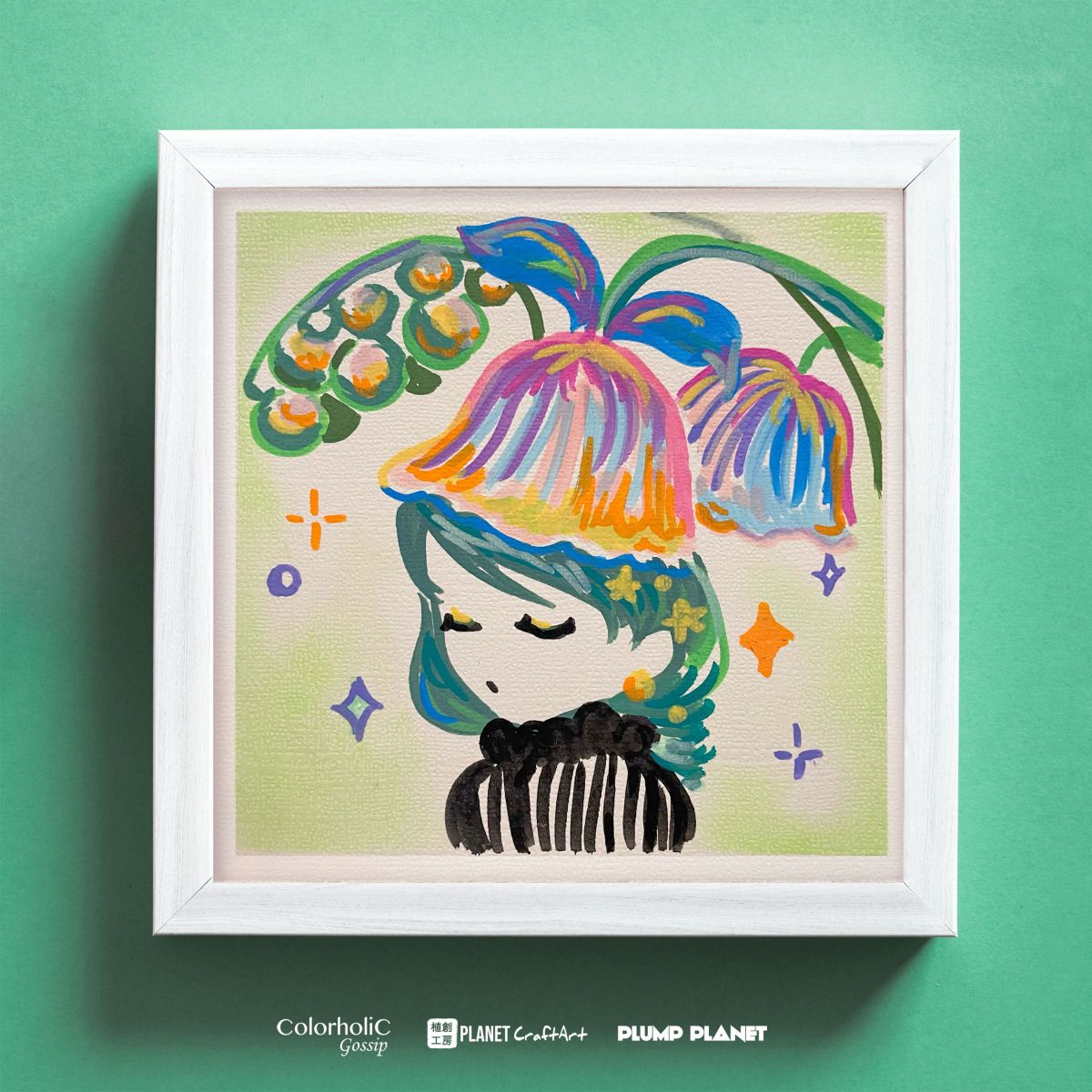 原創手繪畫作 Pastel Acrylic Marker Paint Art