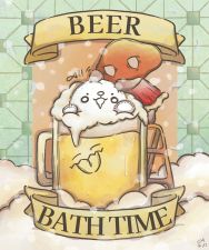 Beer Bath Time