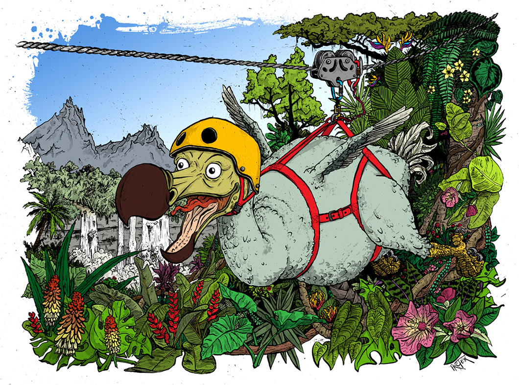 The First Flight of the Dodo