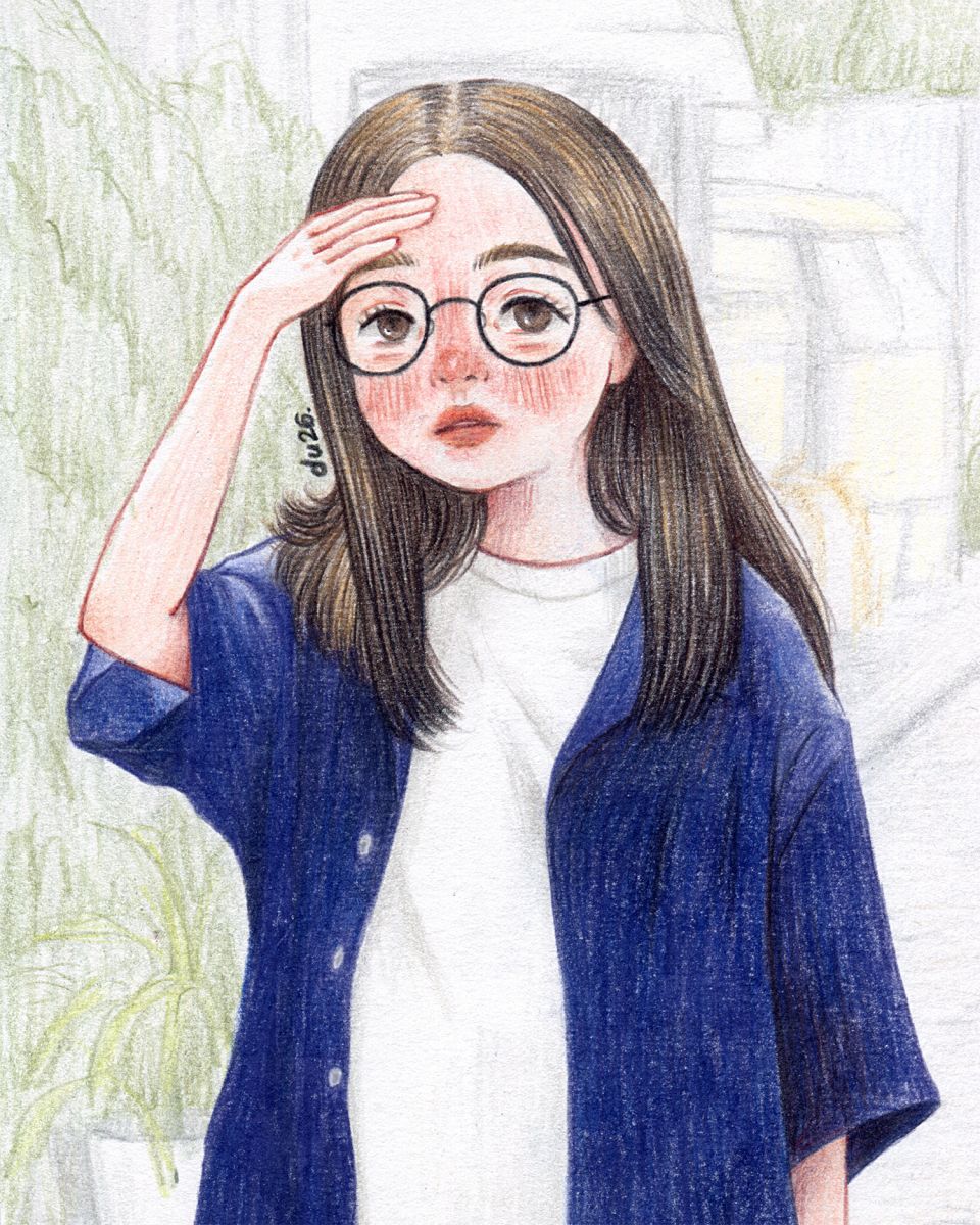 Coloured pencil portrait (2026)