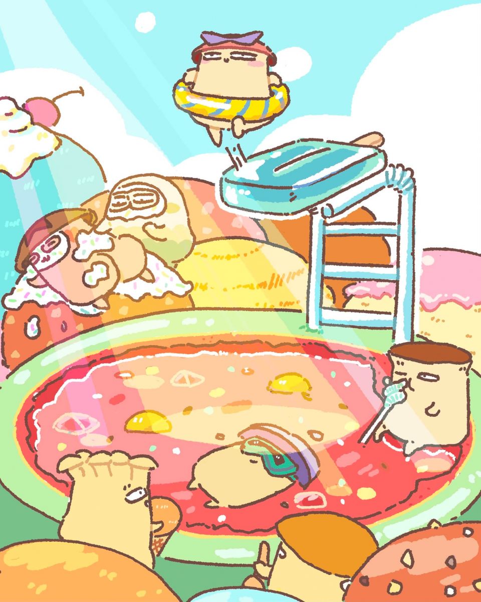 夏日的西瓜派對