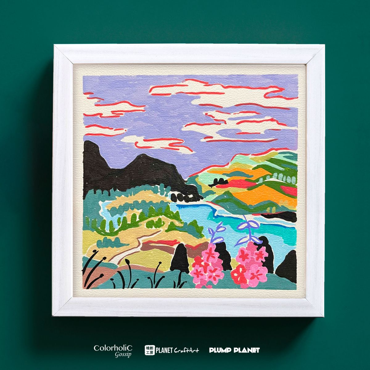原創手繪畫作 Pastel Acrylic Marker Paint Art