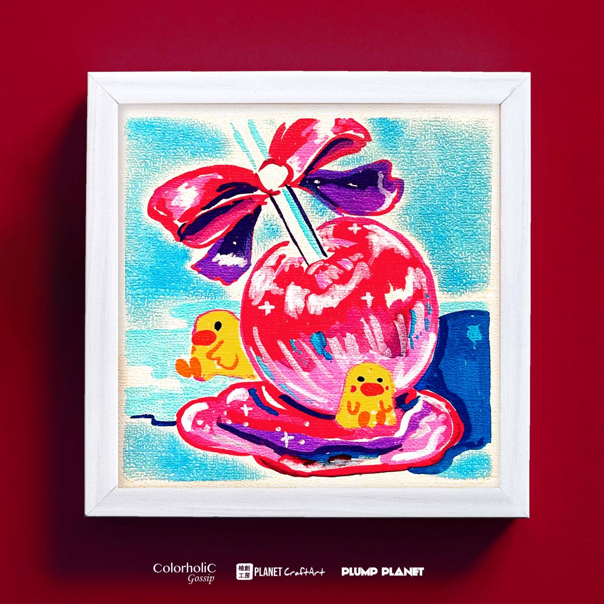 原創手繪畫作 Pastel Acrylic Marker Paint Art