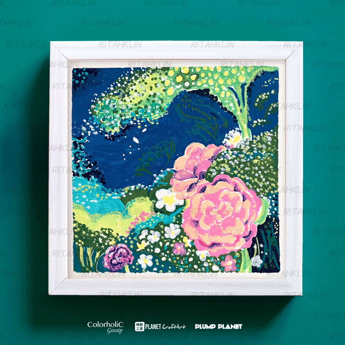 原創手繪畫作 Pastel Acrylic Marker Paint Art