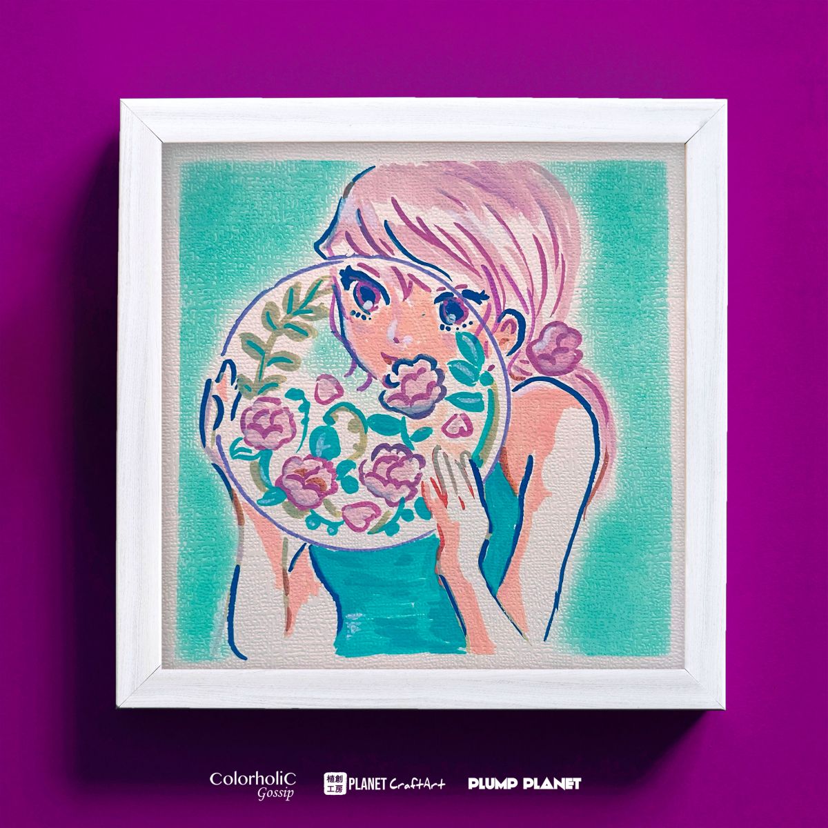 原創手繪畫作 Pastel Acrylic Marker Paint Art