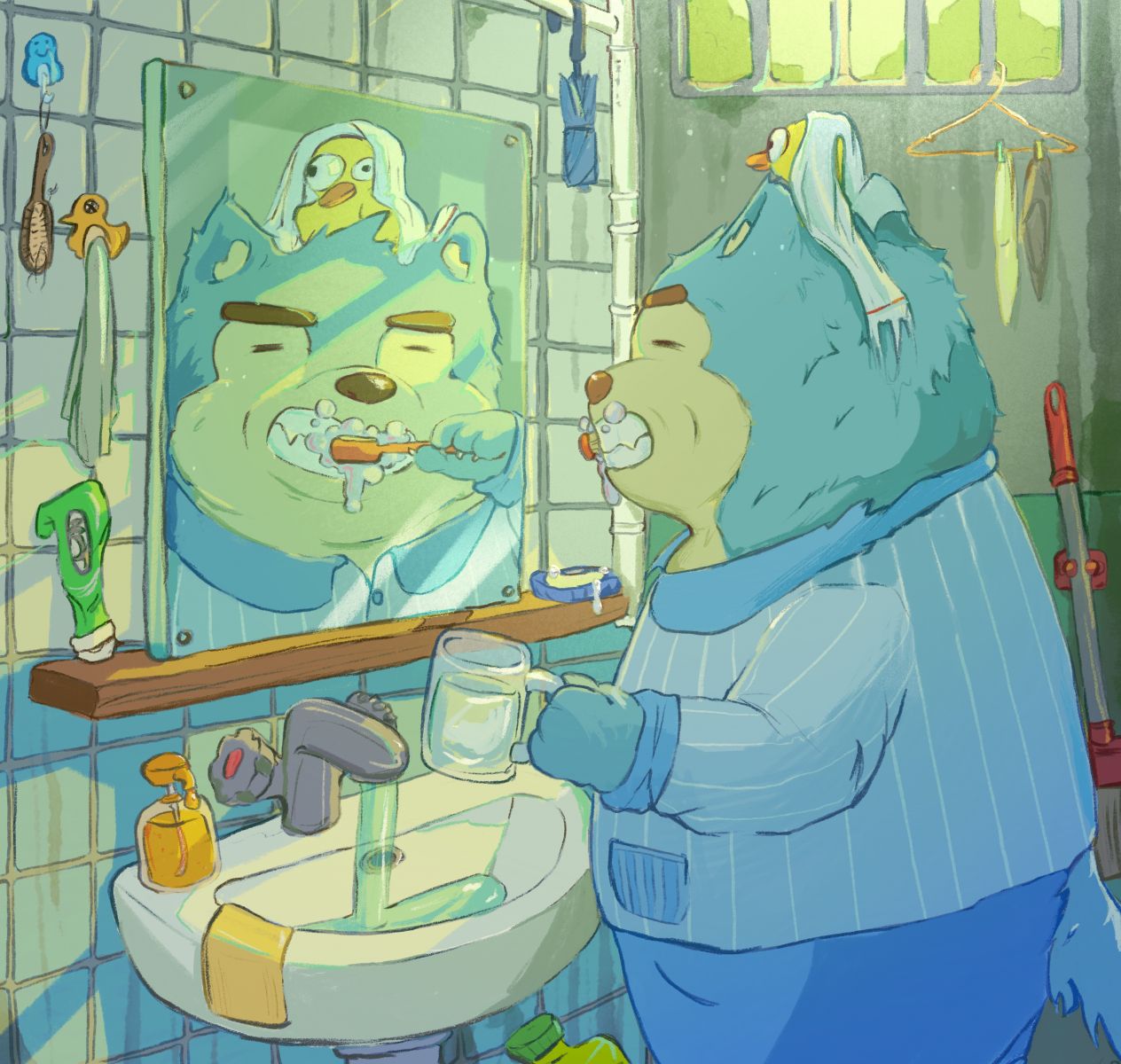 Brush your teeth